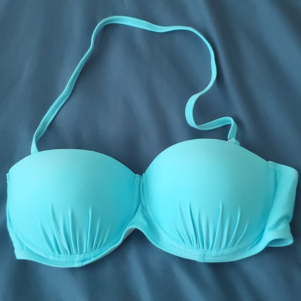 NWT! Jollyfull 3 Piece Blue Bikini Set with Cover Up